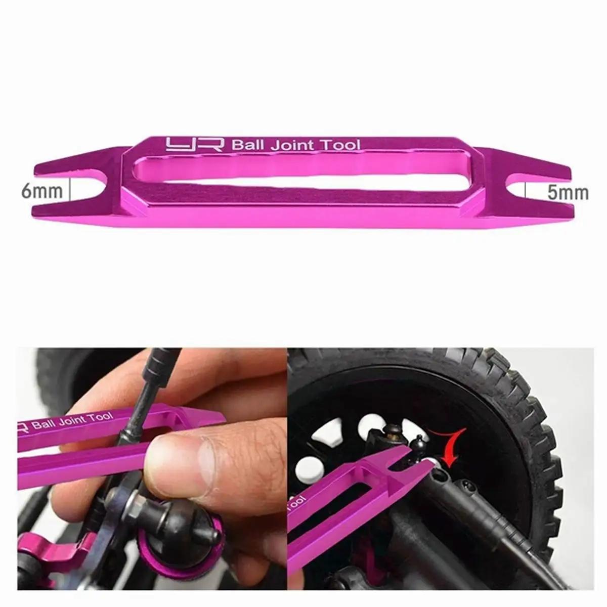 

Ball Joint Tools CNC RC Aluminum Ball End Remover 4 4.8 5 5.8mm for RC Remote Control Car Spare Parts Tools