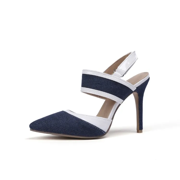 Большие размеры 12 13 14 Босоножки на высоком каблуке Женская обувь летняя в римском