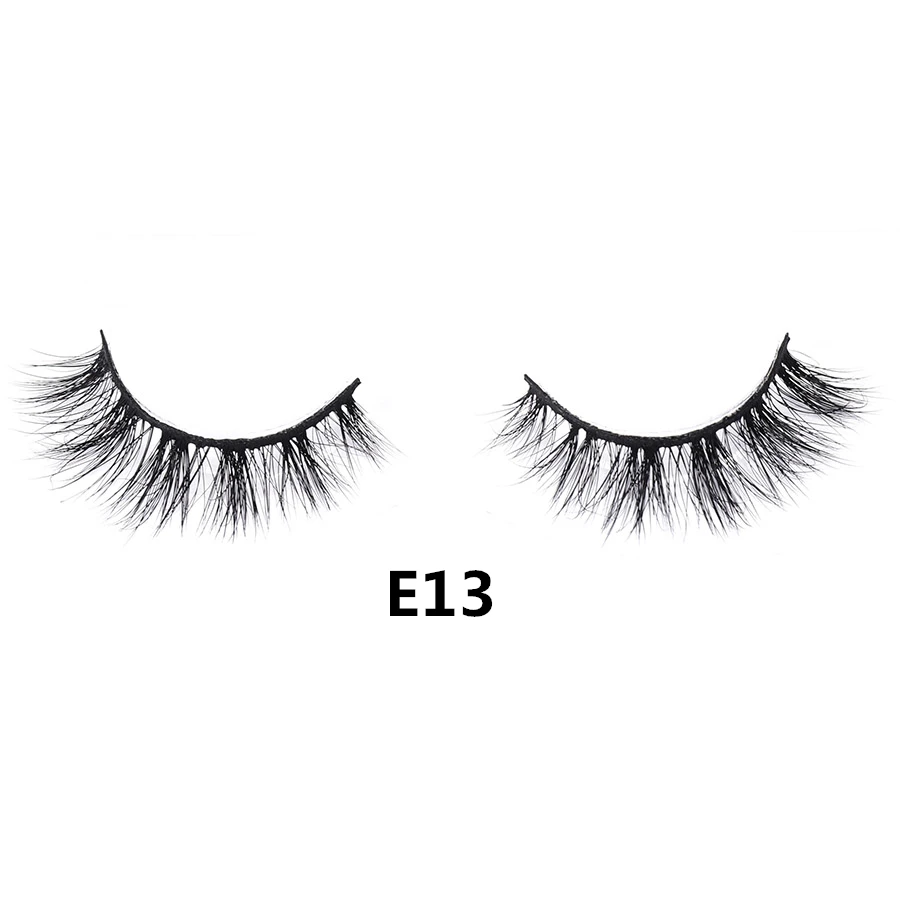

False Lashes For Beauty WOWANGEL Wholesale Hand Made 20 Pairs Thick Long Makeup 3D Extension Mink Eyelashes Without Plastic Box