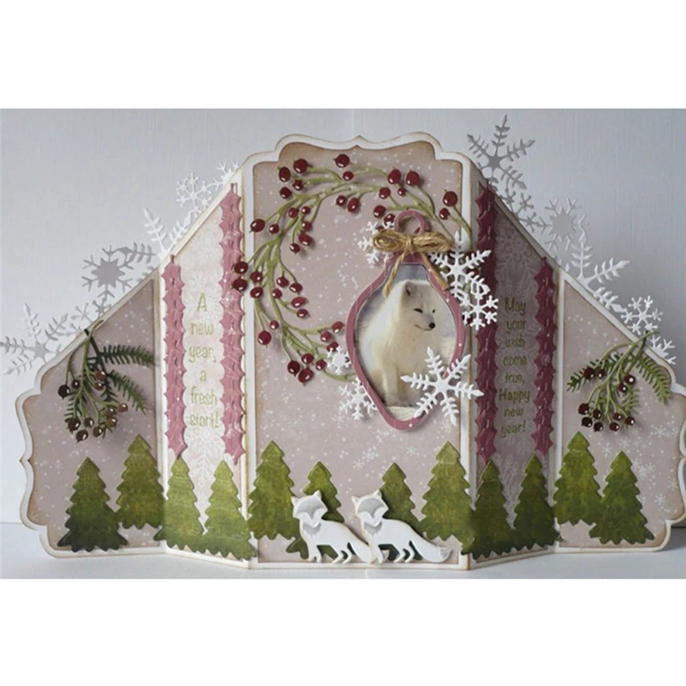 Фонарь рождественские украшения металлические Вырубные штампы для рукоделия