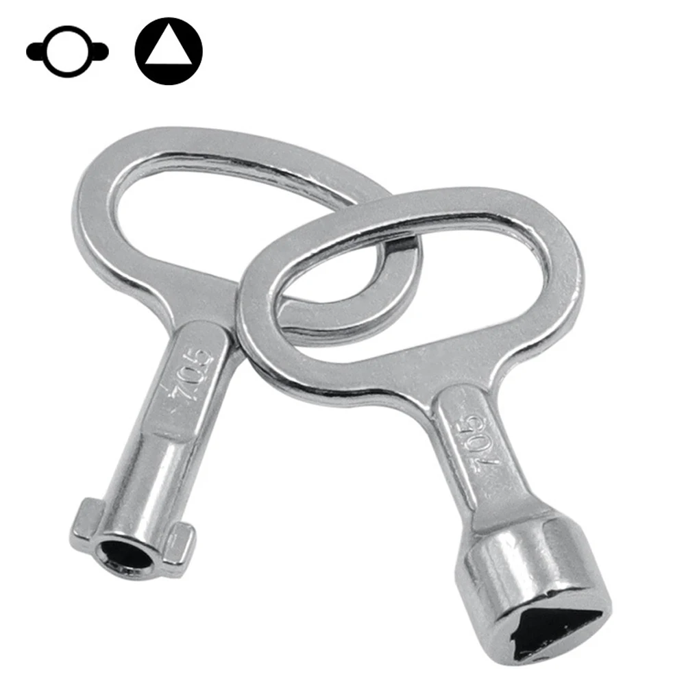 

Universal Elevator Door Lock Valve Key Wrench Aluminum Alloy Utility Key Plumber Triangle Key For Electric Cabinets Metro Trains