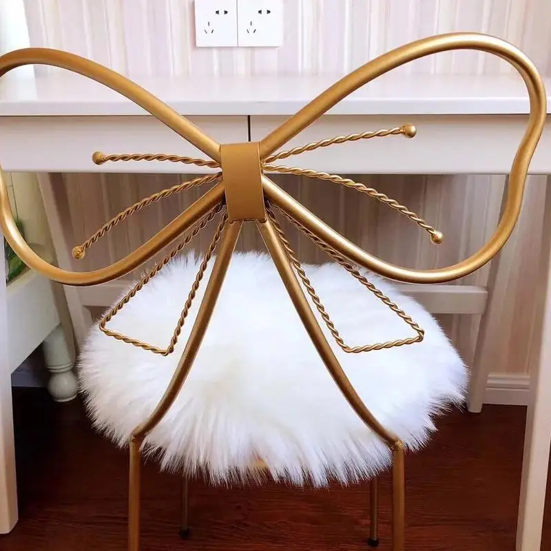 Мягкий коврик для стула из искусственной овечьей шерсти 50/35/40 см | Дом и сад