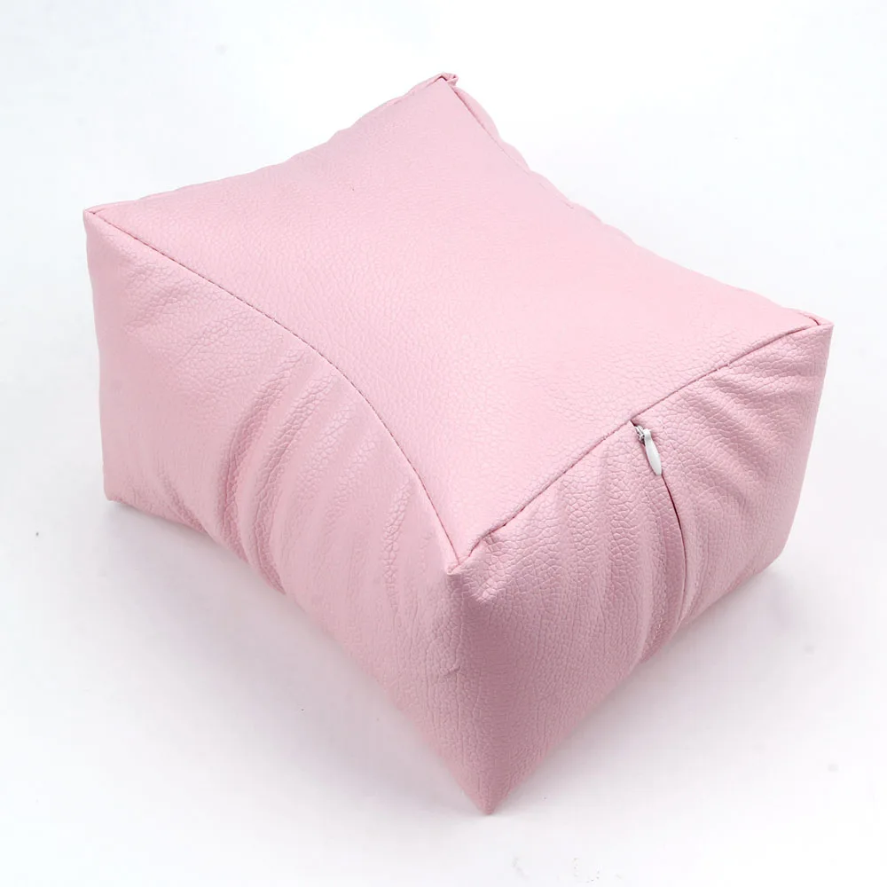 pink Профессиональный столик для ногтей, ручная Подушка для ногтей, подлокотник из искусственной кожи, подлокотник чехол, салонный инструмент для ухода за ладонями, аксессуары для маникюра - Цвет: pink