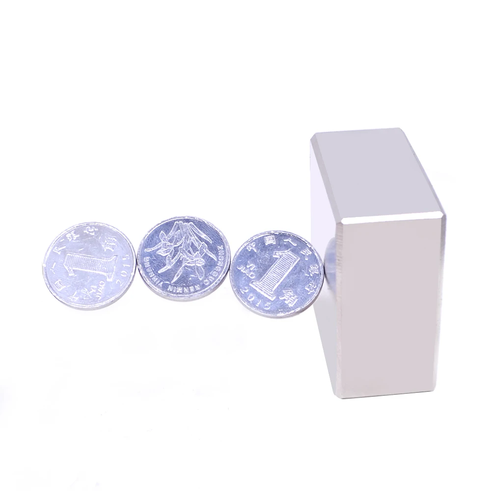 

Super Powerful Strong N52 40x40x20mm magnet Rare Earth Block NdFeB Neodymium Magnet N52 Magnets imanes play with magnetic ball