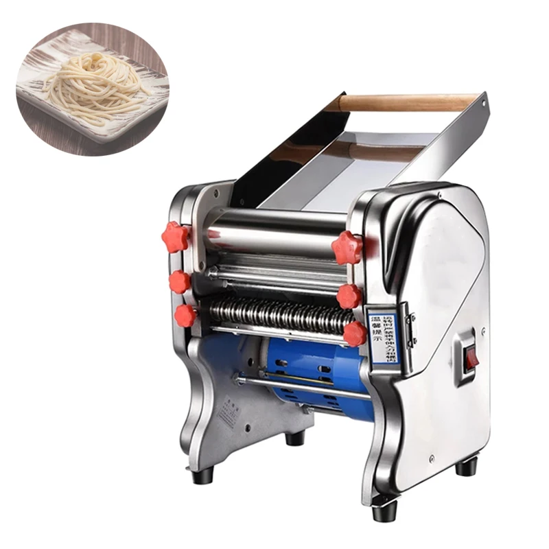 

220V Pressing Flour Machine Home Electric Noodle Automatic Pasta Machine Stainless Steel Noodle Cutting