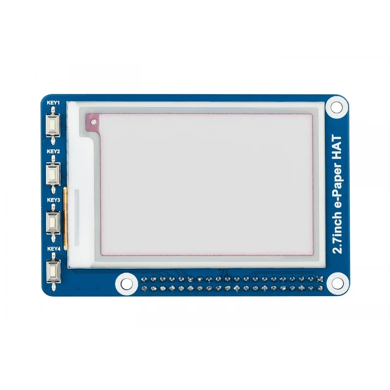 Дисплей E Ink Waveshare 2 7 дюйма для Raspberry Pi 2B/3B/3B +/Zero W красный/черный/белый три цвета