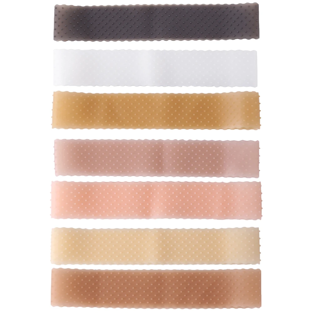 Силиконовая Прозрачная повязка для волос нескользящая эластичная спортивная на