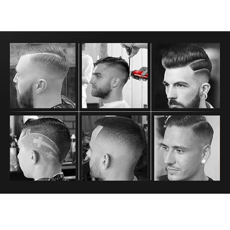 10 шт. чёрные направляющие для машинки стрижки волос 1/16-1 дюйм