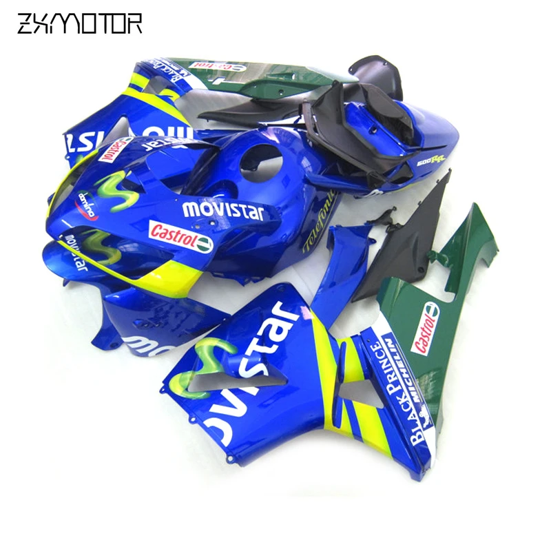 

Lowest Price Injection Motorcycle Fairing kits for Honda CBR600RR F5 2005 2006 green blue fairings set cbr 600 rr f5 05 06 CX42