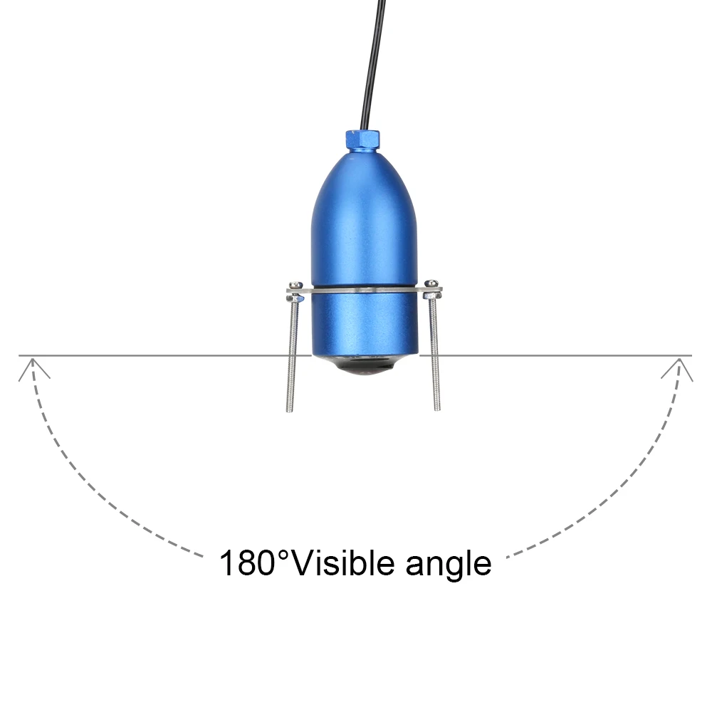 Дешево 1200TVL 30 м рыболокатор подводная Рыбацкая камера 4,3 дюйма монитор с 10 шт. IR светодиодный металлический морской колесный фотоаппарат для рыбалк...