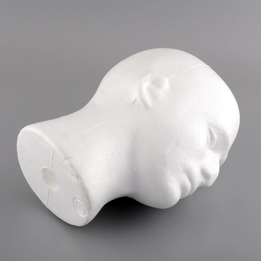 Мужской пенополистирол манекен голова Вешалка-манекен парик шляпа 54 см | Дом и