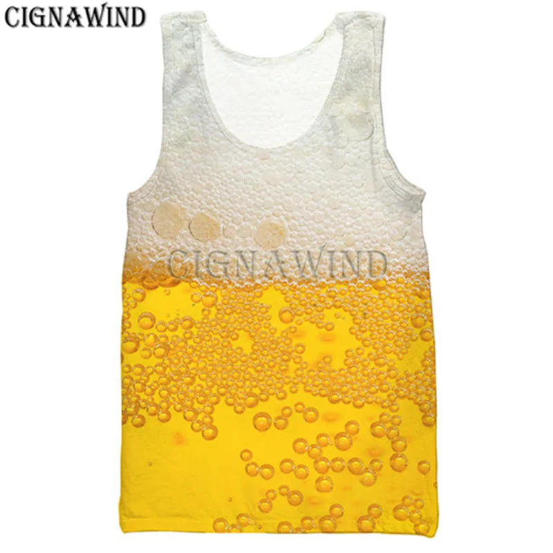 Модная жилетка забавная для мужчин и женщин жилеты с 3D принтом в виде бутылки