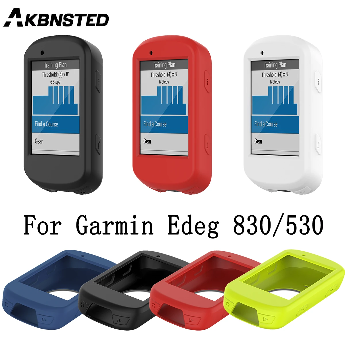 

AKBNSTED TPU Silicone Screen Protective Cover For Garmin Edeg 830/530 Smart Watch Accessories Anti-fall Watch Soft Case Cover