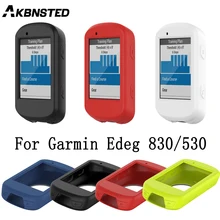 AKBNSTED TPU Silicone Screen Protective Cover For Garmin Edeg 830/530 Smart Watch Accessories Anti-fall Watch Soft Case Cover