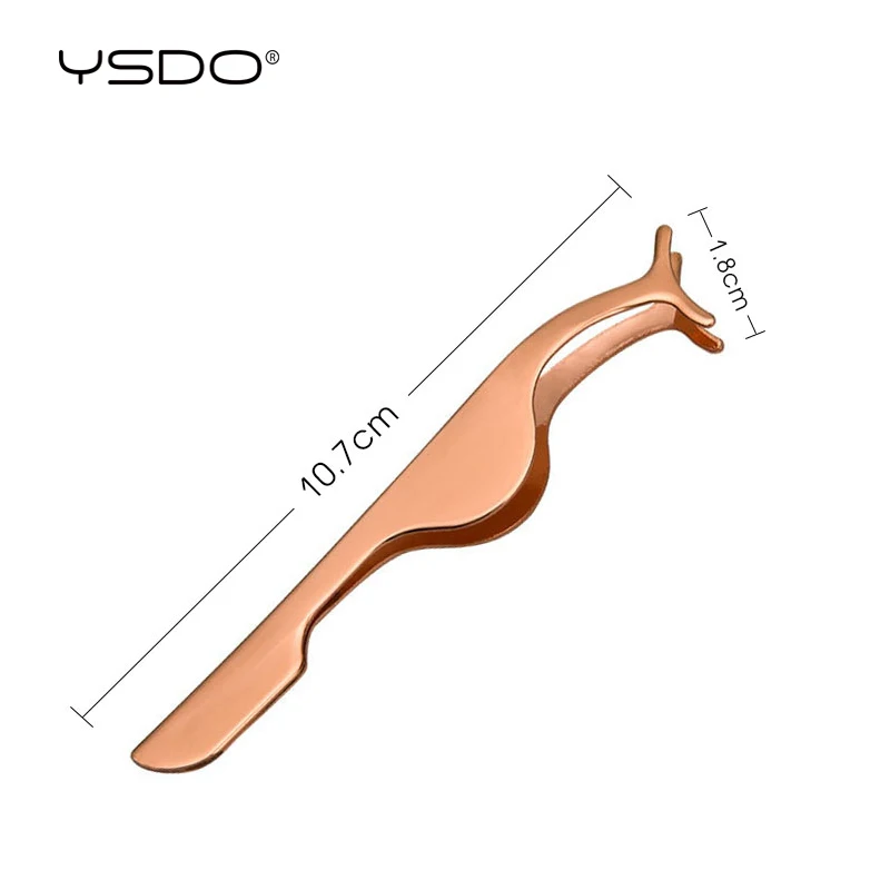 1 шт. пинцет для ресниц YSDO щипцы завивки из нержавеющей стали инструменты макияжа