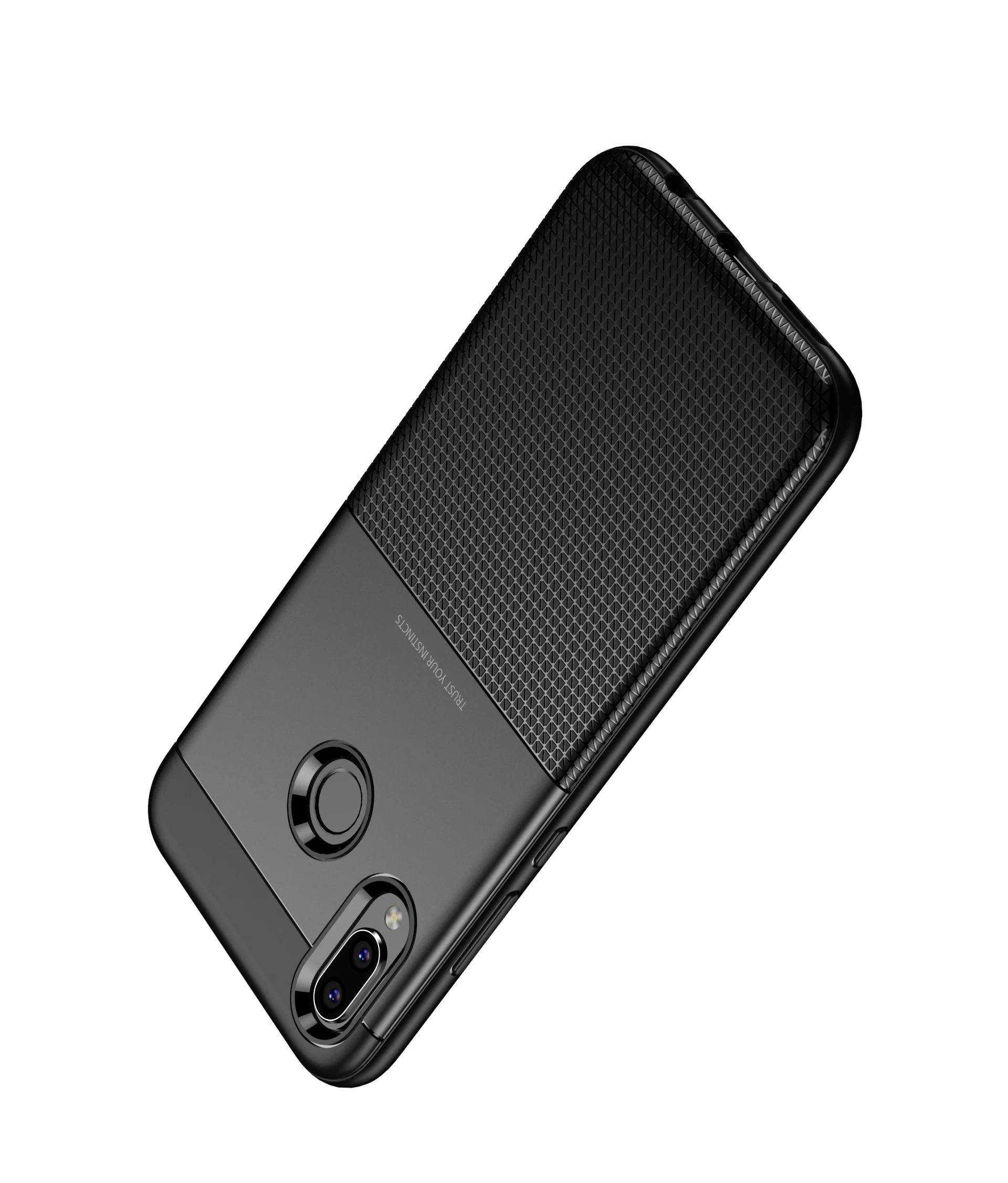 Полный защитный чехол без отпечатков пальцев ударопрочный для Huawei Nova 3e|Бамперы| |