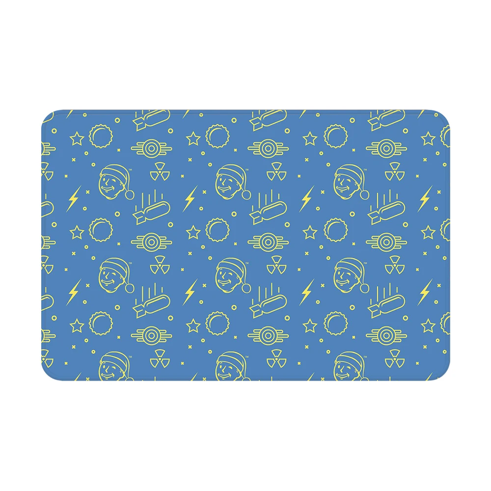 

Santa Claus Christmas Bath Mat Anti Slip Carpet Flannel Rug Kitchen Doormat for Bathroom Toilet Pattern Home Decoration alfombra