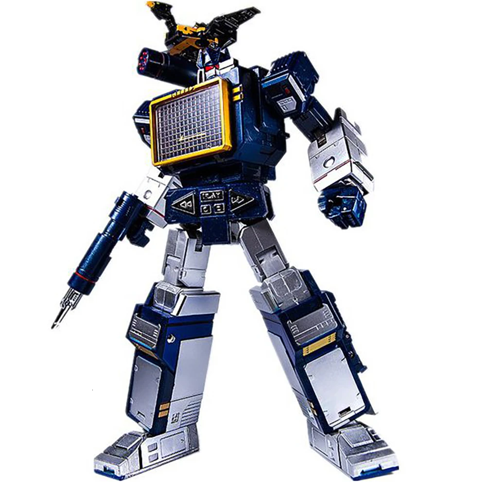 

Toy House Factory THF01J Transformation Toy Soundwave Walkman Action Movie Figures Model ABS Alloy 25cm KO Deformation Car Robot