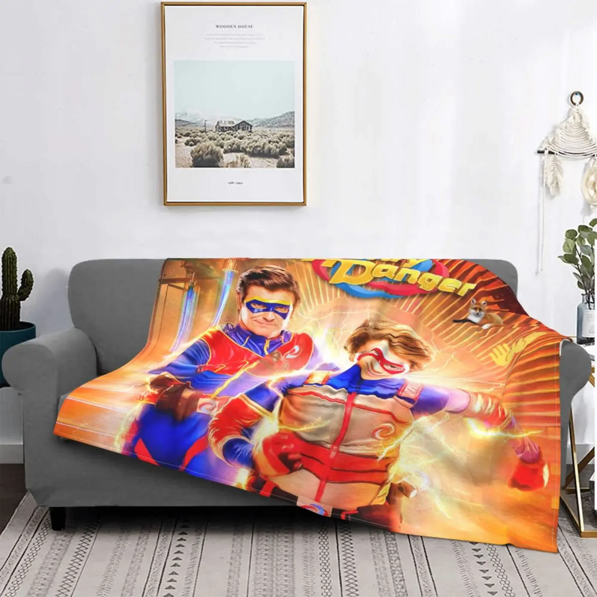 

Henry Danger-mantas de recepción para niñas, alfombra Kawaii de piel, mantas de bebé, manta de franela para recién nacido