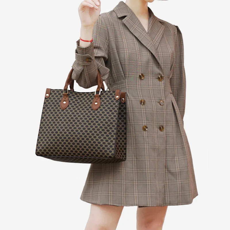 Роскошные элегантные принты сумки-шопперы для женщин 2019 новый дизайнер 2 штуки из