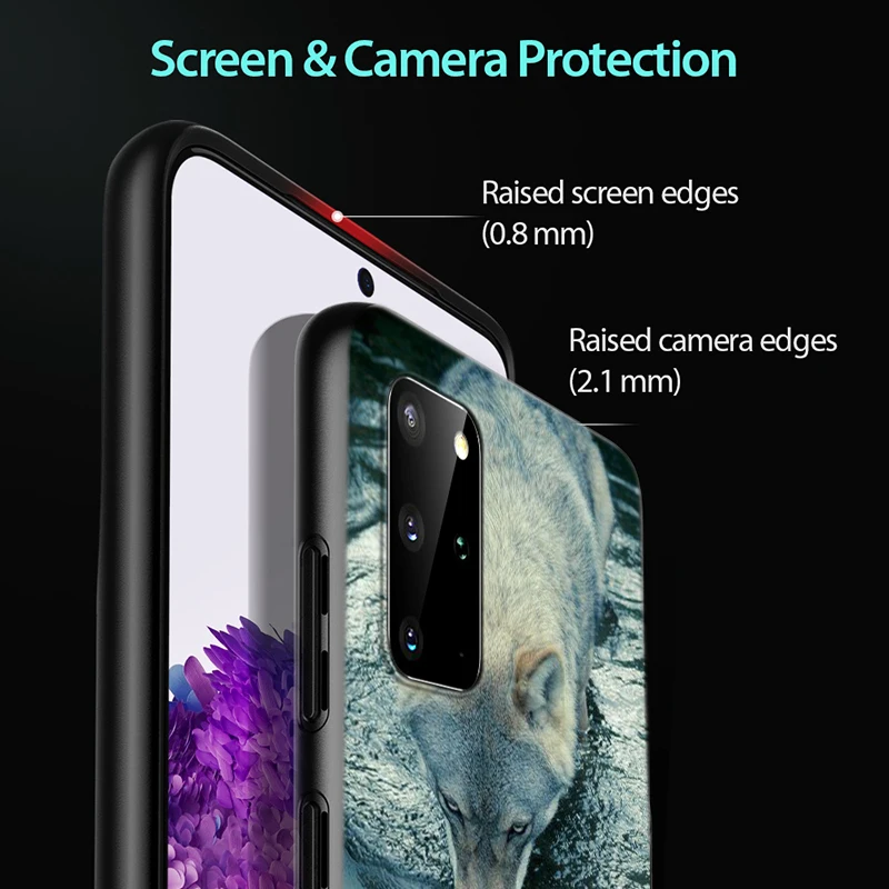 

Husky Bulldog Wolf Anti-Fall Back Cover For Samsung Galaxy S20 Ultra Plus A01 A11 A21 A31 A41 A51 A71 A91 Phone Case