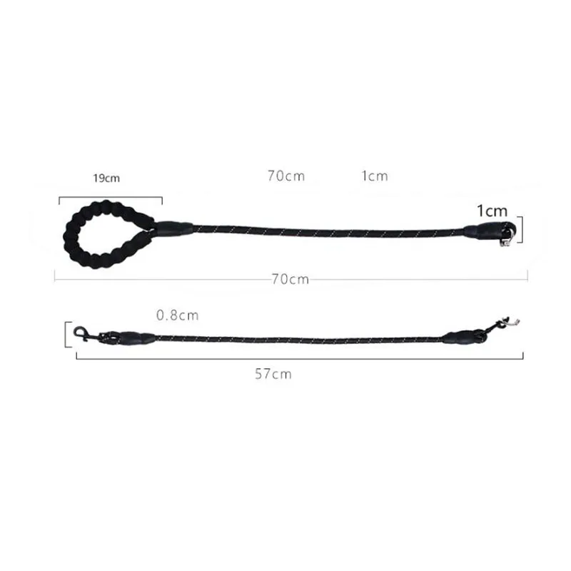 3 в 1 тяговый трос сверхмощный поводок для собак с нейлоновой мягкой ручкой ходьбы
