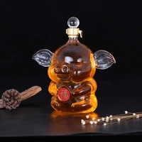 1000ml novelty animal the cute pig shaped style home bar whiskey decanter for wine vodka brandy tequila champagne set 33 81 oz