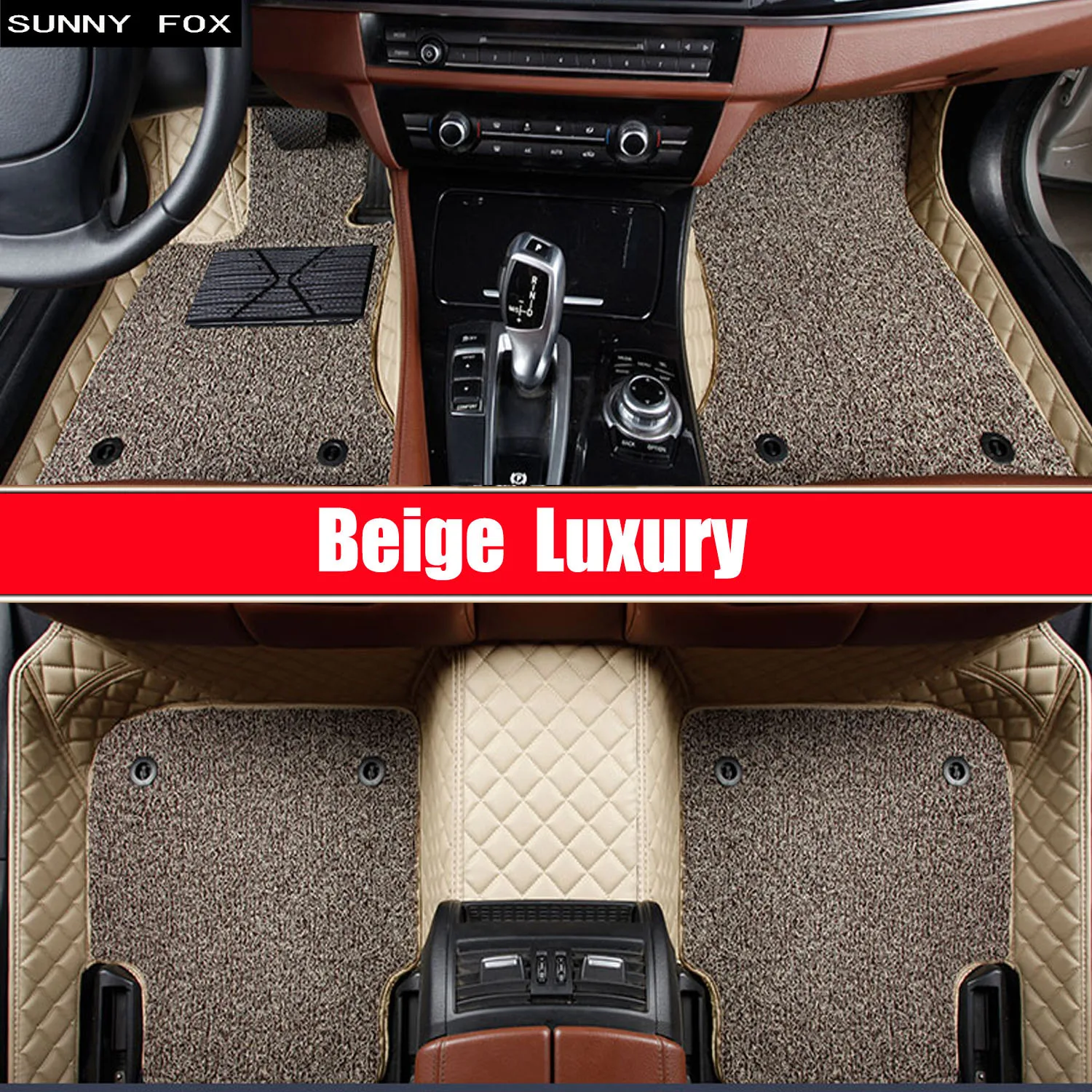 SUNNY FOX Car floor mats for Renault Scenic Fluence Koleos Laguna Megane cc Talisman 5D car styling carpet liner | Автомобили и