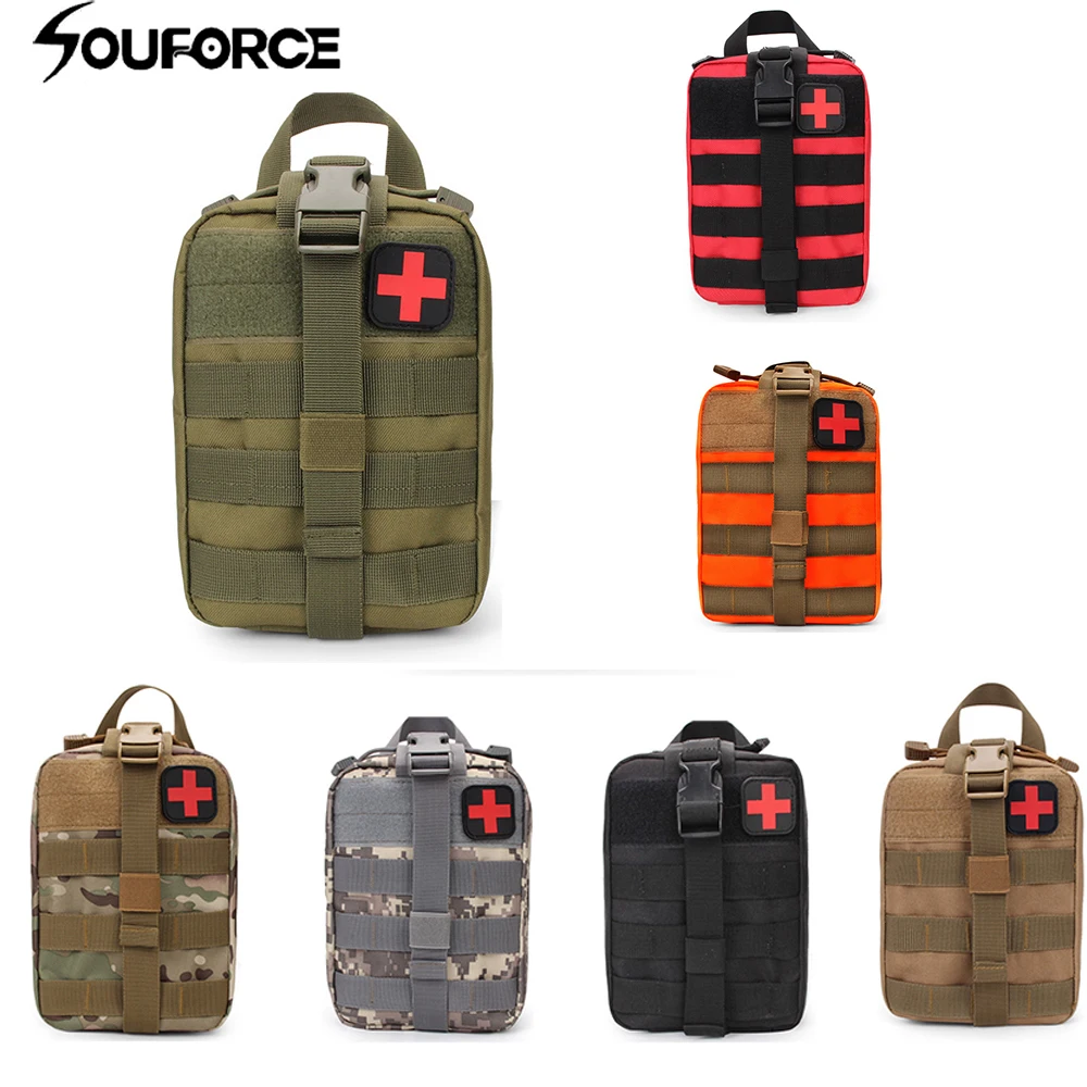 

7 Color EDC Molle Tactical Pouch Bag as Emergency First Aid Kit Bag for Outdoor Camping Hiking Climbing Accessories
