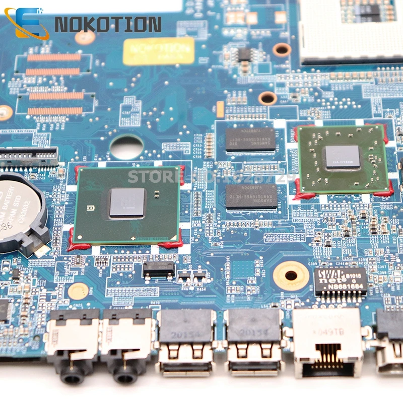 NOKOTION 595183-001 615578-001 615580-001 материнская плата для ноутбука hp CQ42 G42 G62 CQ62 DA0AX1MB6F0 DA0AX1MB6H0 HM55 DDR3 ati GPU