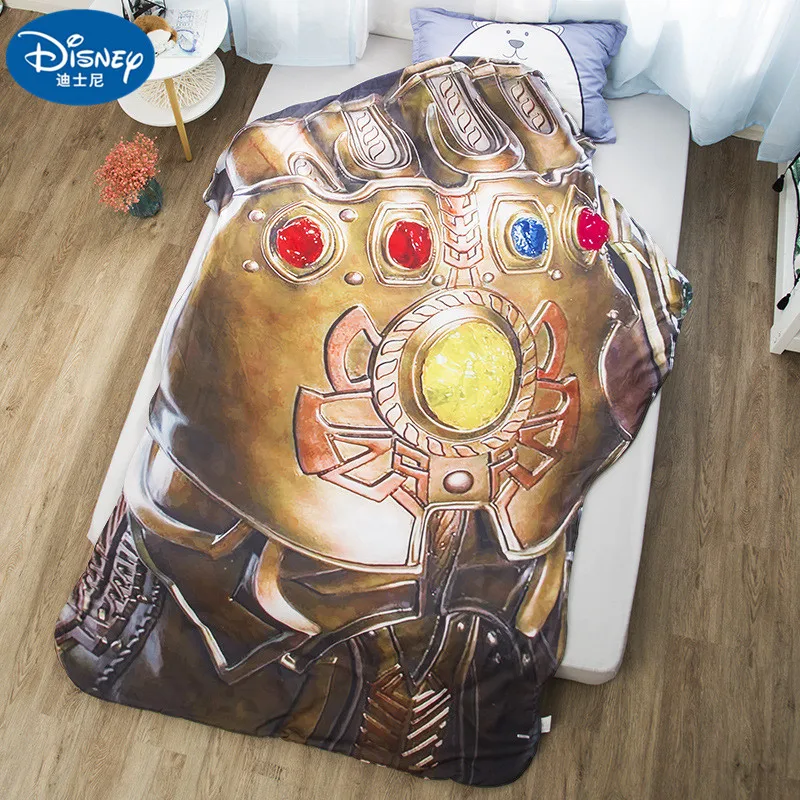 Одеяло с изображением Человека паука и Мстителей Disney тонкое одеяло постельное