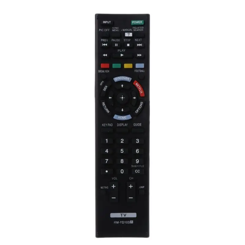 RM-YD103 дистанционного Управление Замена для Sony Smart TV KDL-60W630B RM-YD102 RM-YD087 KDL-40W590B KDL-40W600B