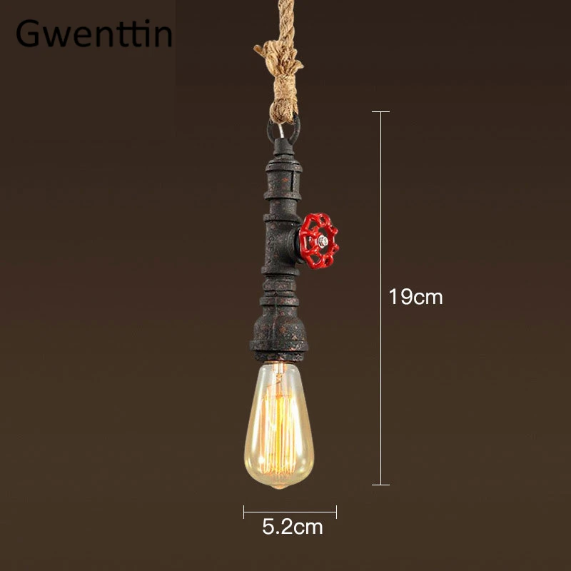 Винтажный Лофт промышленный подвесной светильник для труб приспособления