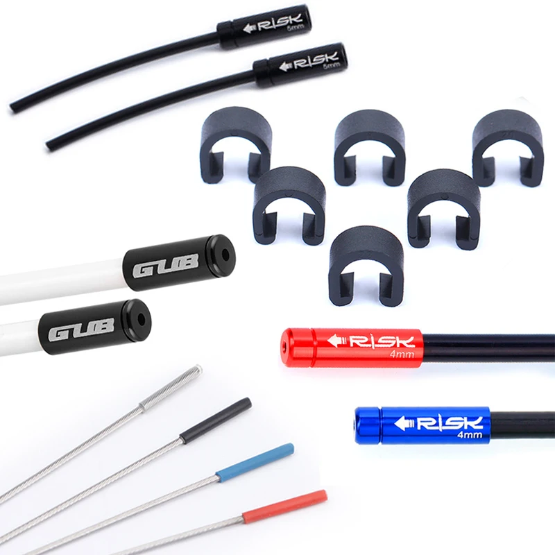 

Велосипедный тормозной кабель, Торцевая Крышка, цельнокроеная крышка, MTB горный велосипед, легкий алюминиевый внутренний корпус для труб, к...