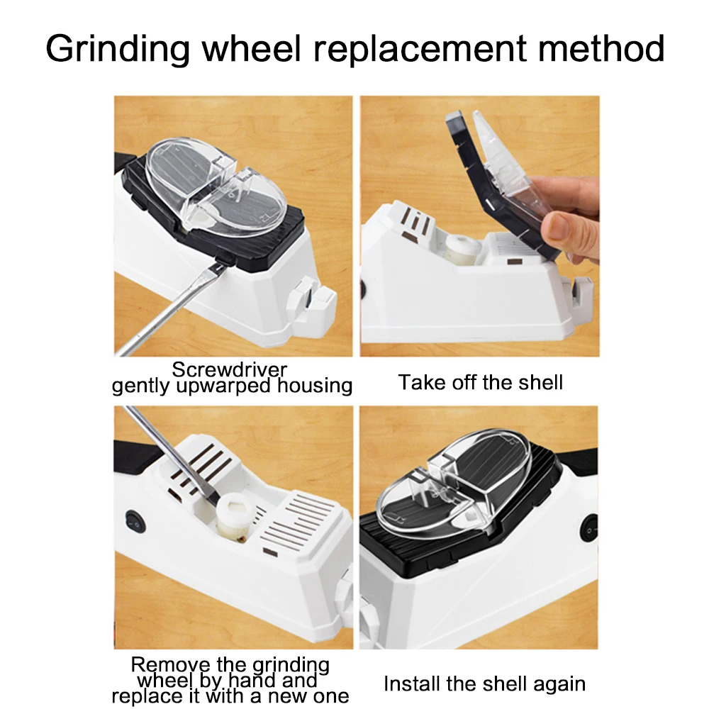 

Kitchen Multi-function Quick Sharpener Electric Sharpener Factory Direct Household Blade Electric Sharpener Dropshipping