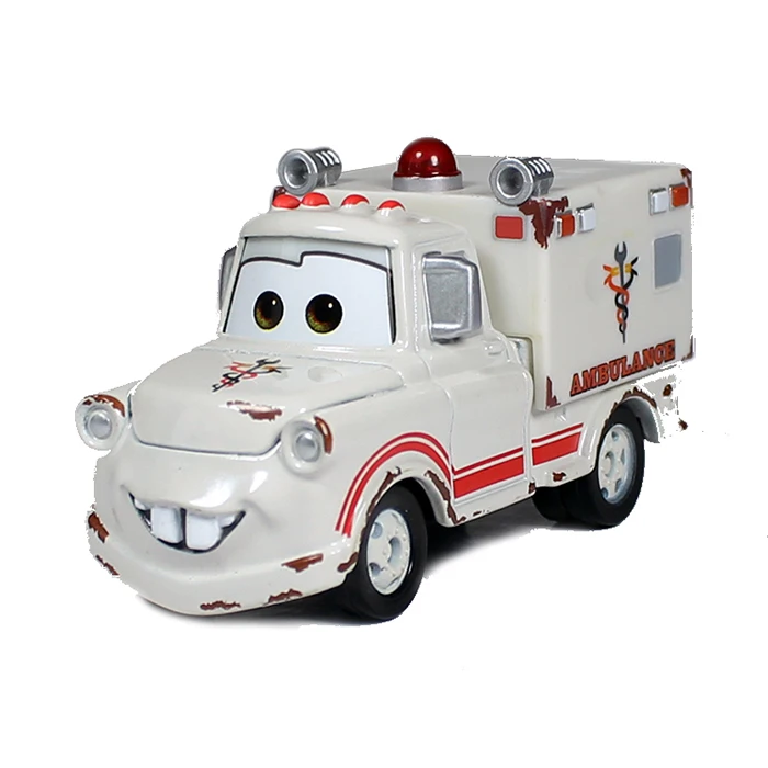 Оригинальный 1:55 Disney Pixar машинки Литье металла игрушечных автомобилей зеленый