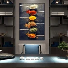 Постеры и принты для кухни, хлопьев, специй, ложек, приправ, настенные картины, современная кухня, гостиная, украшение для дома