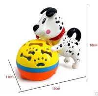 Electric Cartoon Dogs Happy And Cool 3 D Dazzling Light Music New Universal Wheel Electric Toy To Children 2021