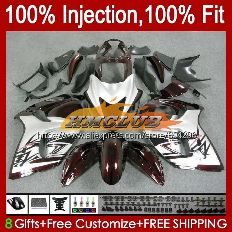 

Инъекция для SUZUKI Hayabusa темно-красный hot GSXR1300 08 09 10 11 12 44No.4 GSXR 1300 GSXR-1300 2008 2013 2014 2015 2016 обтекатель