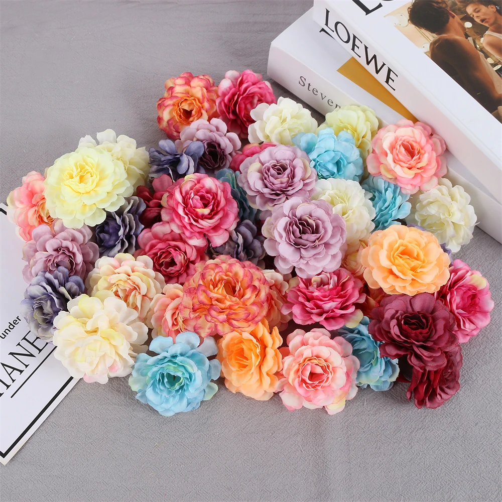 10 шт. Шелковые Розовые головки Бордовые цветы высококачественные гортензии