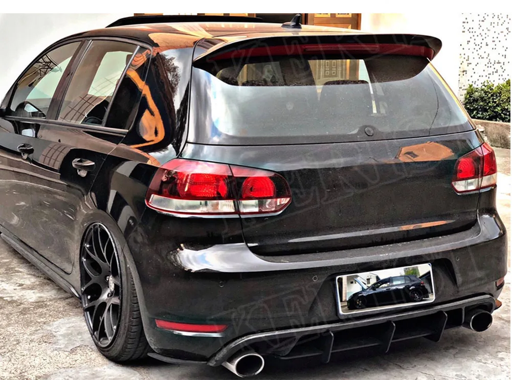 Golf 6 для GTI r20 ABS задняя крыша губ Диффузор крыло Volkswagen vw golf gti 2010-2014 | Автомобили и