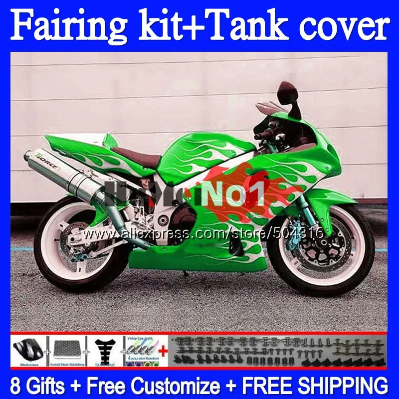

+ Бак для SUZUKI GSXR-1000 K2 GSX-R1000 GSXR1000 66MC.127 GSXR 1000 1000CC GSX R1000 00 01 02 2000 2001 2002 красивый зеленый обтекатель