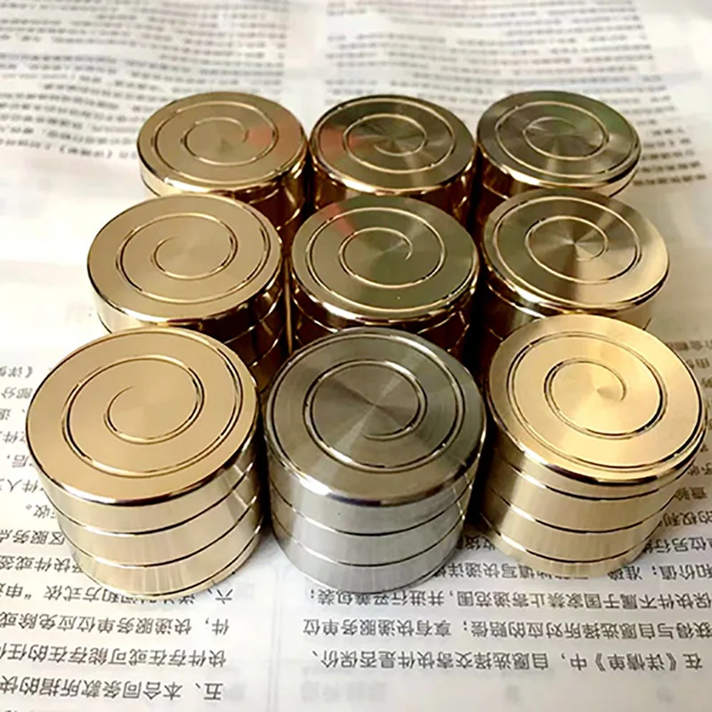 Настольный металлический трансферный Монетный гироскоп для снятия стресса