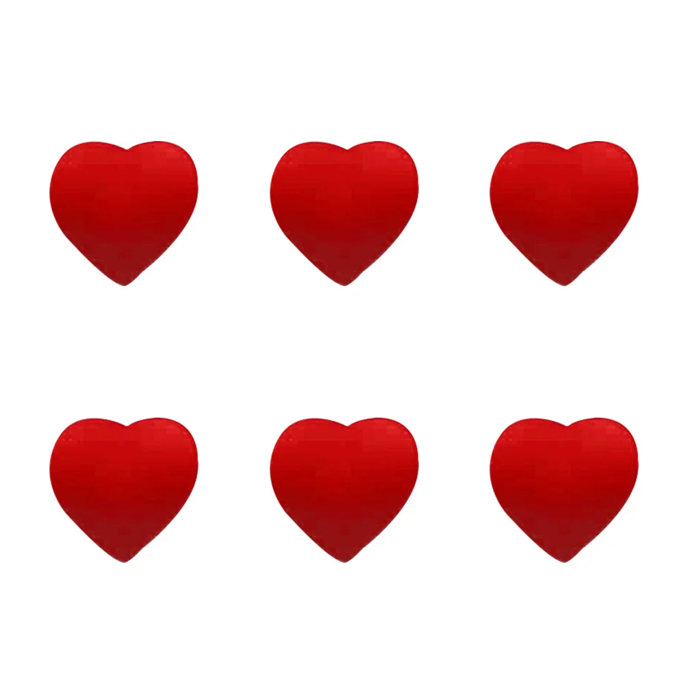 

6Pcs Tennis Racket Shocking Absorber Heart-shaped Shocking Absorber for Racket