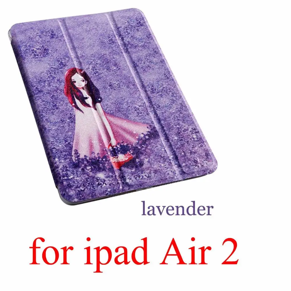 for ipad Air 2 Чехол для планшета с мультипликационным принтом для Apple ipad 2 3 4 9,7 Pro Smart wake Sleep fundas fold Stand cardined cover capa bag для Air 1 2 - Цвет: for ipad Air 2