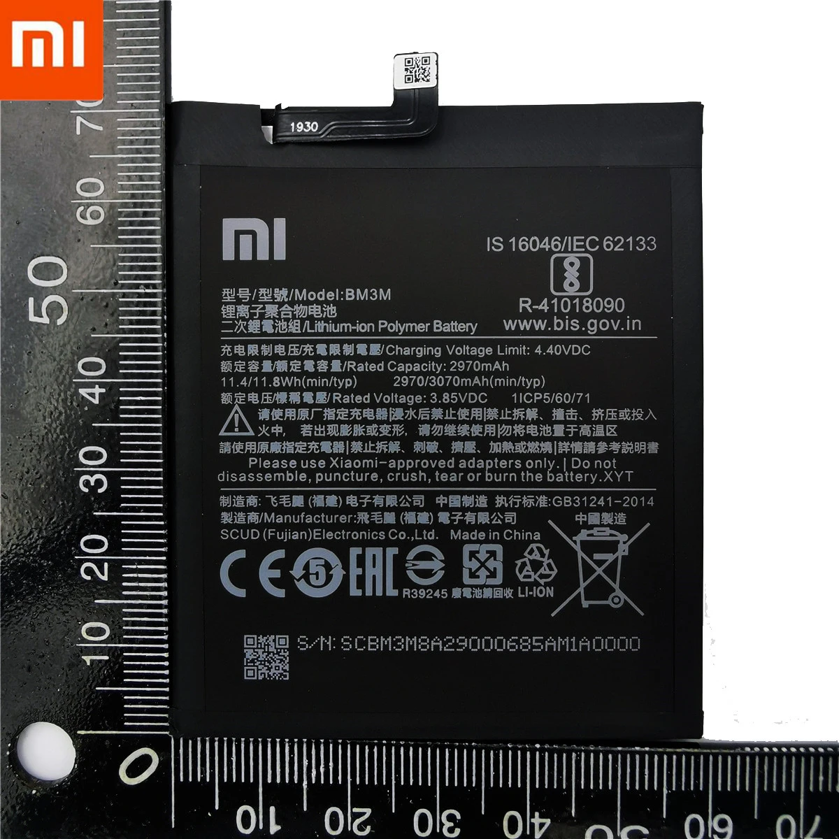 

Xiao mi 100% Orginal BM3M 3070mAh battery For Xiaomi 9 Se Mi9 SE Mi 9SE BM3M High Quality Phone Replacement Batteries +Tools