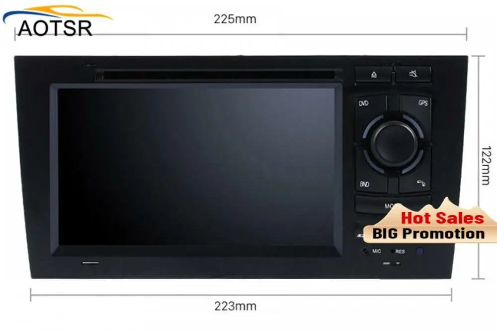 2 Din Android 8 0 автомобильный DVD плеер для AUDI A6 1997 2004 GPS навигация Мультимедиа