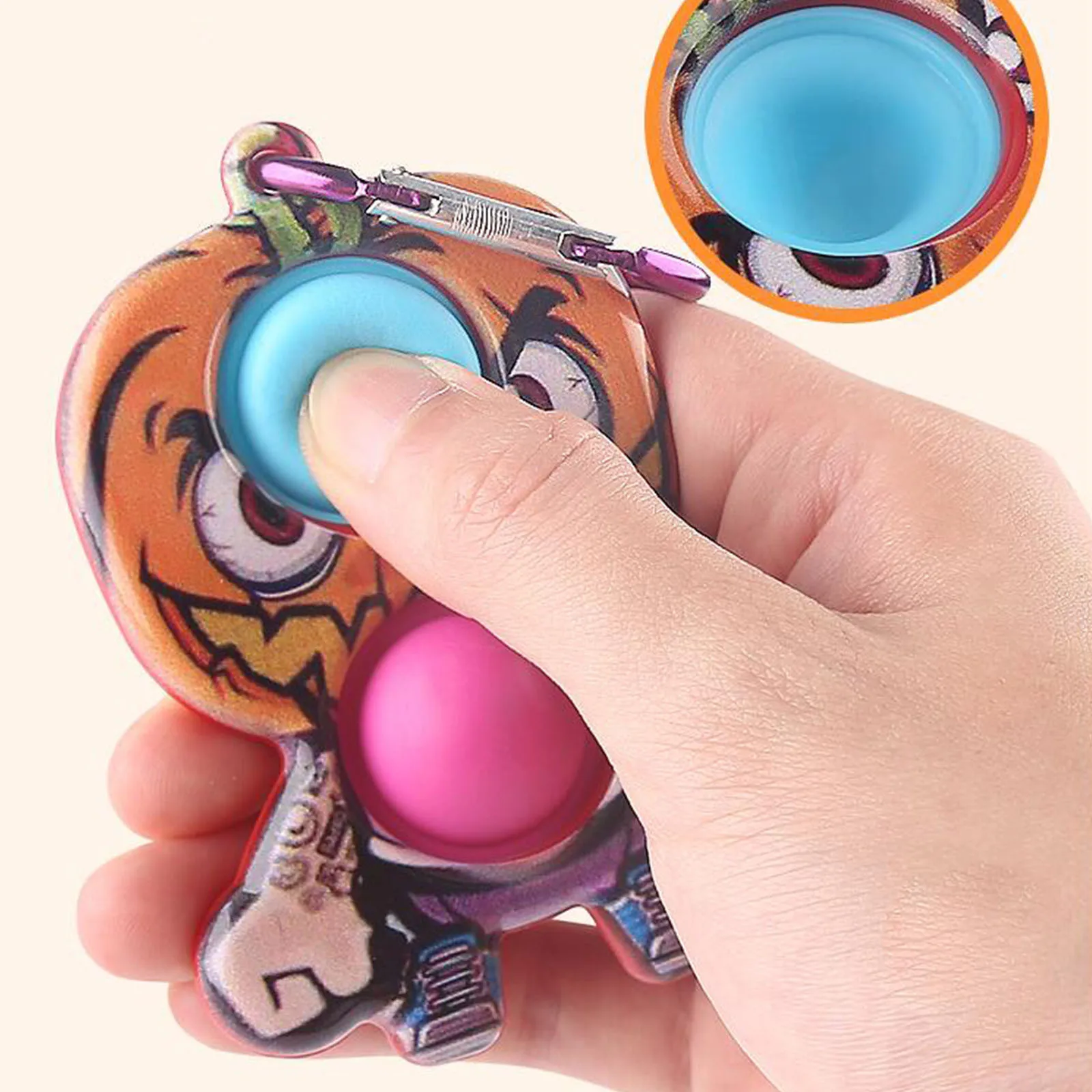 4 шт. брелок-пузырь на палец для Хэллоуина | Игрушки и хобби