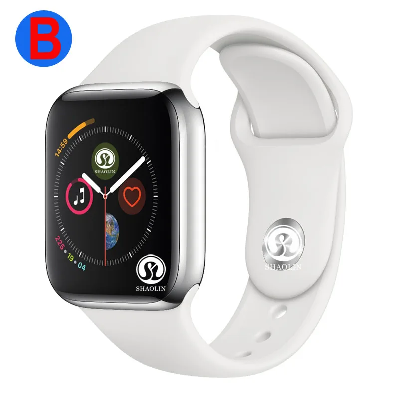 B умные часы серии 4 для мужчин и женщин Bluetooth SmartWatch для Apple iOS iPhone Xiaomi Android смартфон(красная кнопка