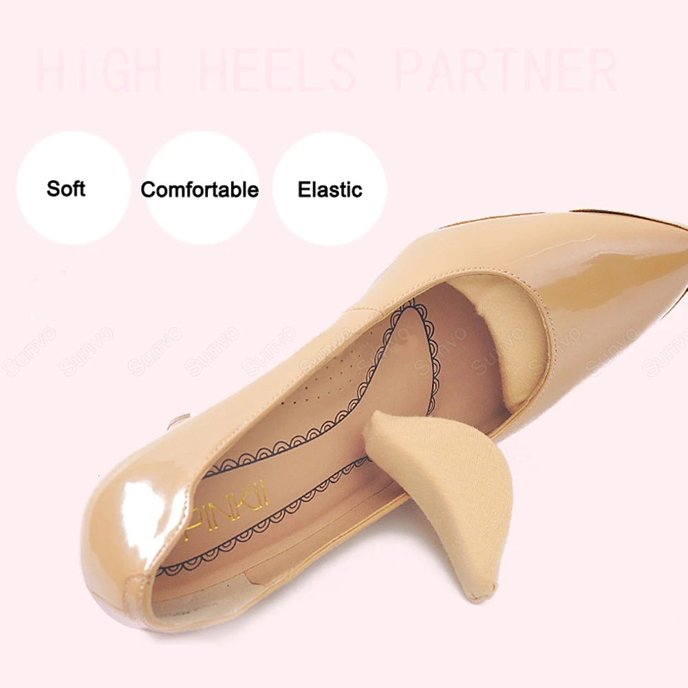 Sunvo Forefoot Inserts Pads for Women Shoes Filler High Heels Toe Plug Protector Anti-Pain Insoles for Foot Shoe Cushion Pad